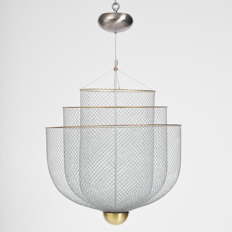 Rick Tegelaar, a "Meshmatics" ceiling lamp, Moooi, Netherlands, post 2016.