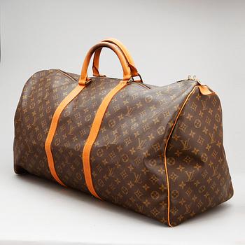 LOUIS VUITTON, weekendväska, "keepall 60", Stämpelmärkt LOUIS VUITTON PARIS made in France.