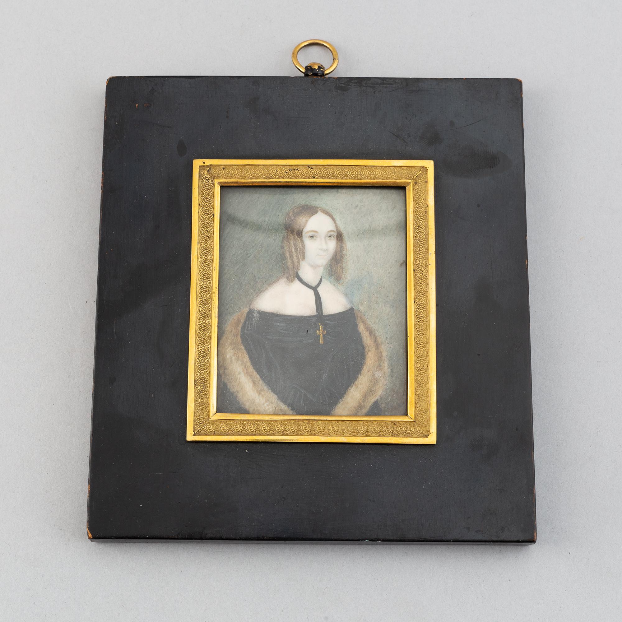 Okänd Konstnär, 1800-tal. Miniatyr. Osignerad.