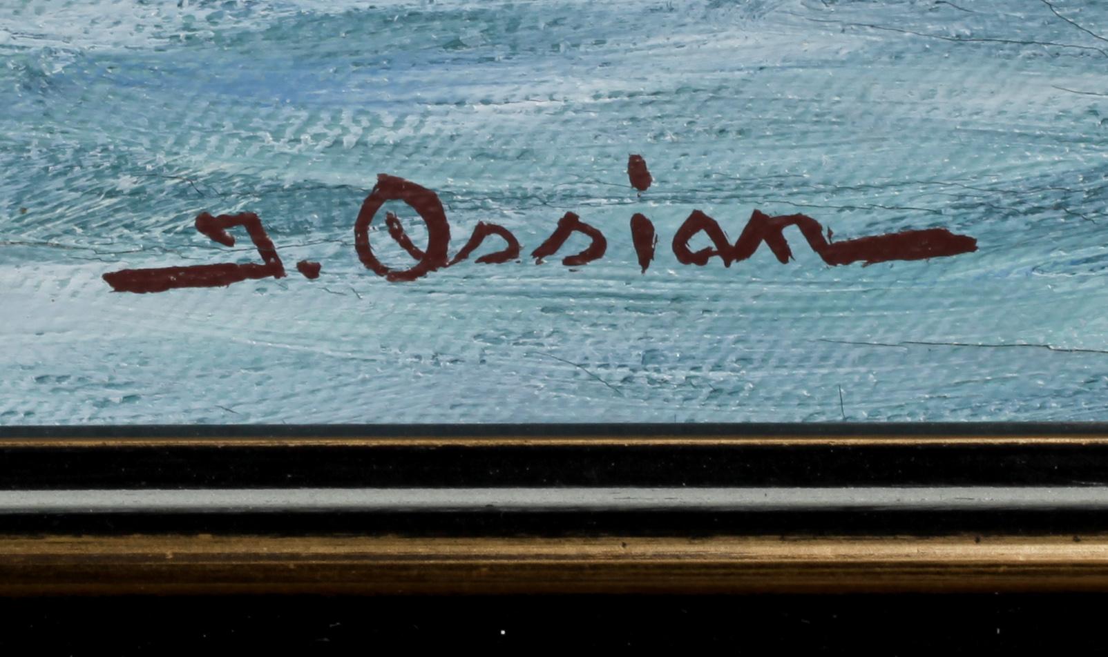 JOHAN OSSIAN-ANDERSSON, olja på duk, signerad.