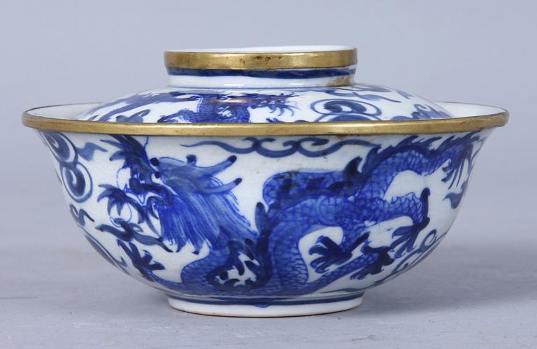 SKÅL, porslin, Kina, Kangxi-stil.