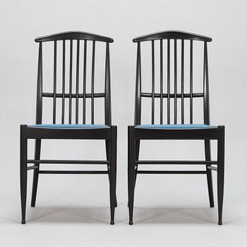 Kerstin Hörlin-Holmquist, a set of four  1970's 'Charlotte' chairs for Asko Finland.