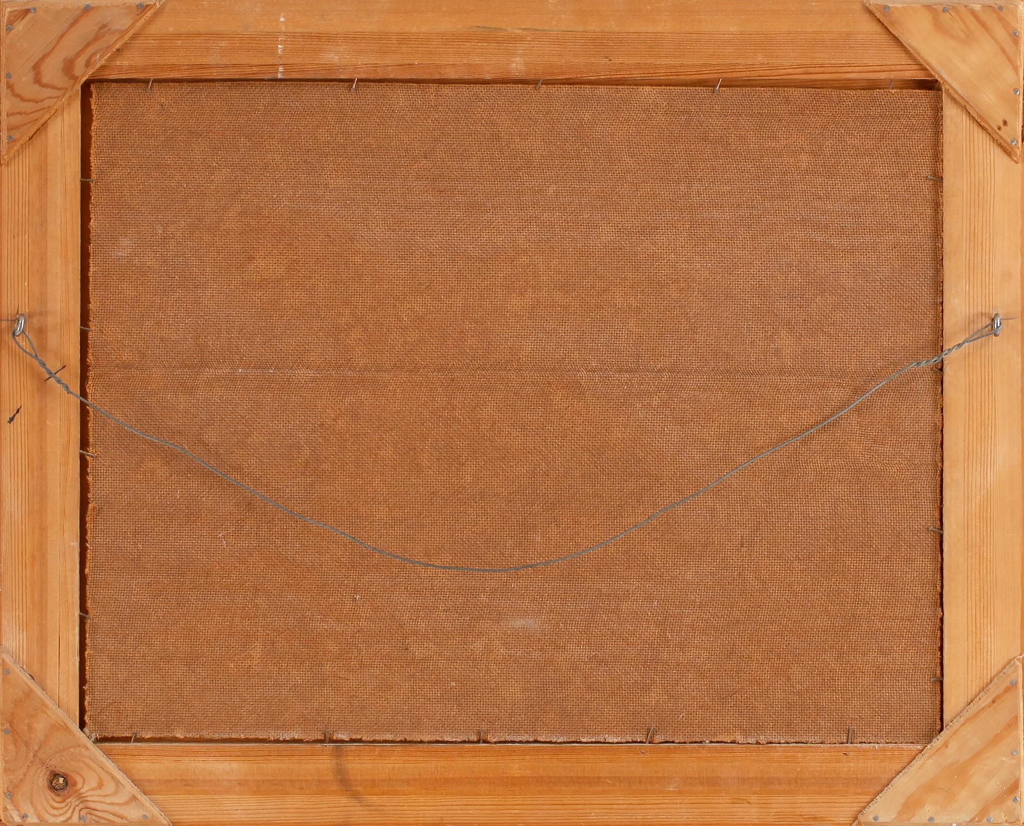 JENS SINDING CHRISTENSEN, olja på pannå, monogramsignerad.