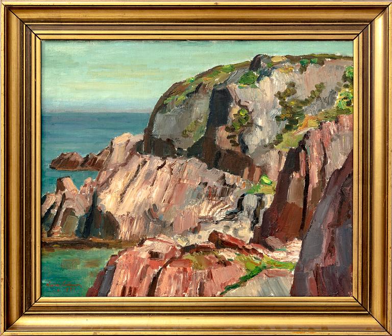 Okänd konstnär 1900-tal, oil on canvas signed and dated 1923.