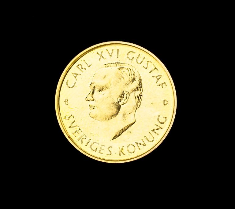 MYNT, guld, Carl XVI Gustaf, 1990. 5,8g.