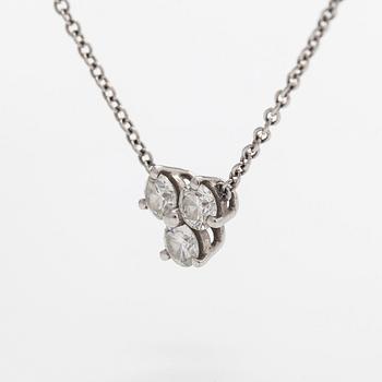 Tiffany & Co, halsband, "Aria", platina med briljantslipade diamanter.