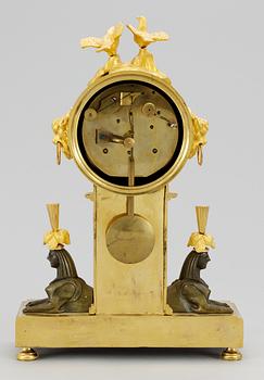 A Swedish Empire mantel clock by C. A. Talén.
