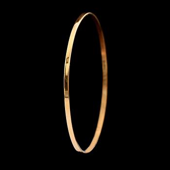 ARMRING, 18 k guld, SLE, 1973. Vikt ca 8 gram.