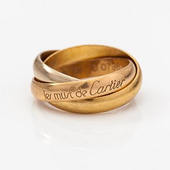 Cartier, les must de Cartier, ring "Trinity", 18K guld. Märkt Les must de Cartier, O 0796 I.
