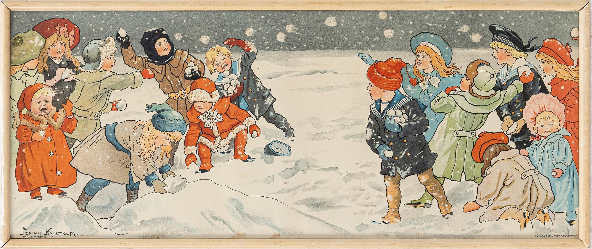 Jenny Nyström, "Barnataflor II", early 20th century.