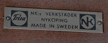 KARMSTOLAR, ett par, ur "Triva"-serien, Bengt Ruda, Nordiska Kompaniet, 1950-tal.