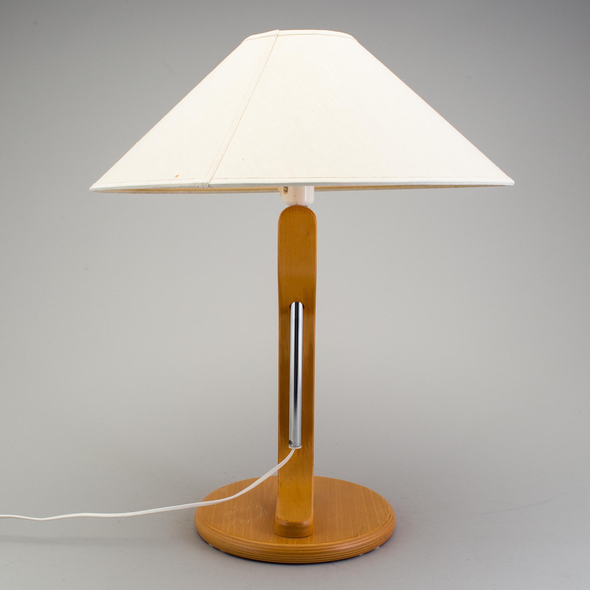 A table and a ceiling lamp "Grevie" by Lars Bessfelt for Ateljé Lyktan, Sweden, 1980´s.