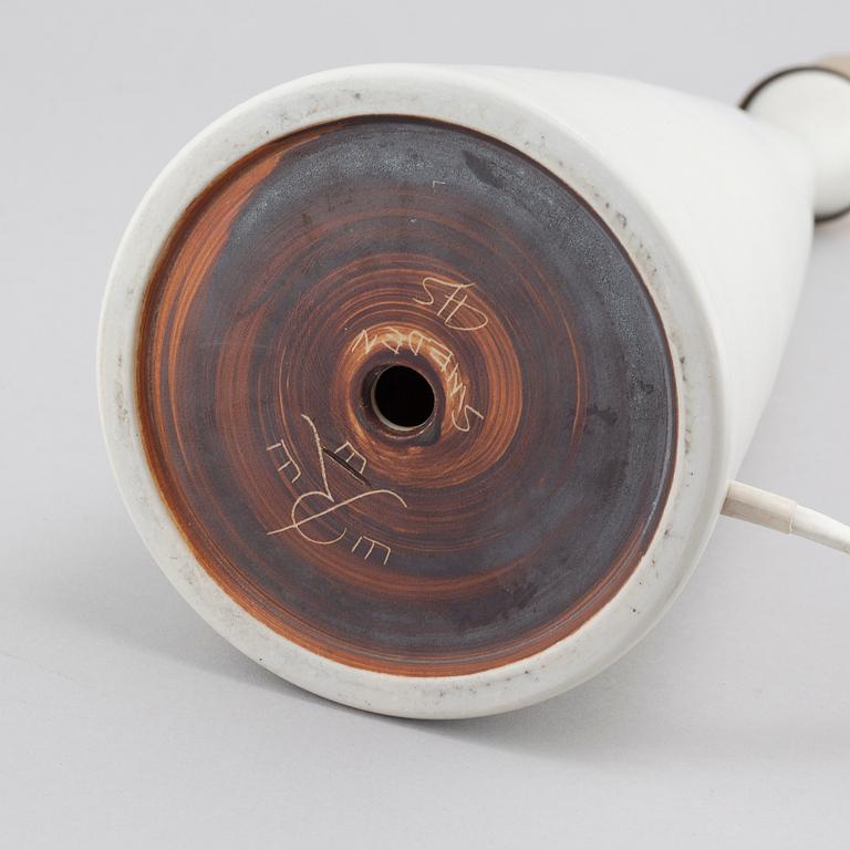 CARL-HARRY STÅLHANE, bordslampa, stengods, Rörstrand, 1950/60-tal.
