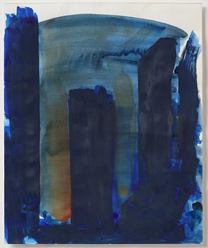 Claes Eklundh, watercolour on paper, signed CE.