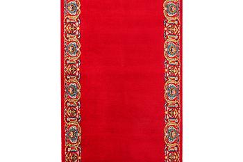 A Royal Keshan runner, c. 400 x 100 cm.