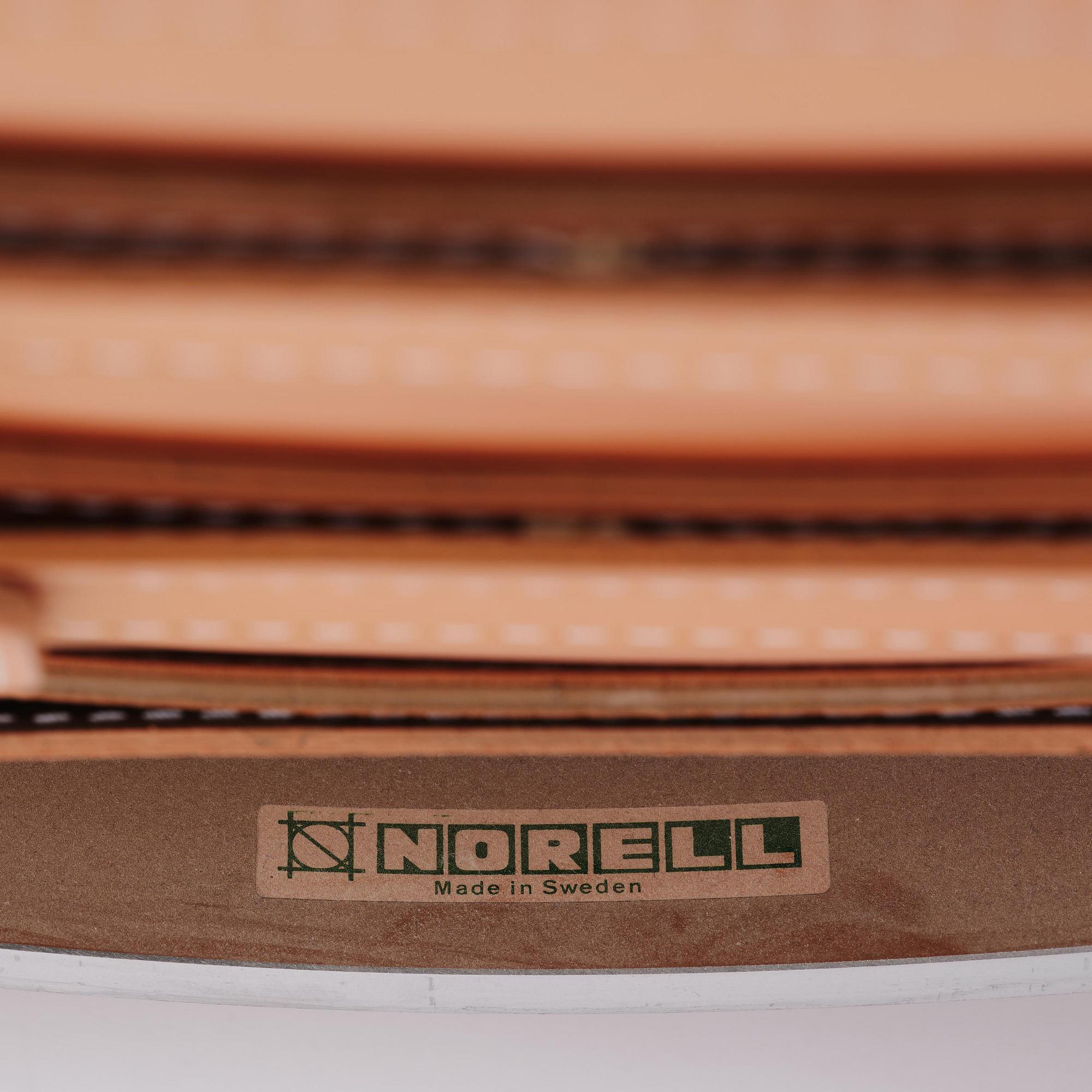 Arne Norell, an "Ari" easy chair with ottoman, Norell Möbel, Aneby, ca 2020.