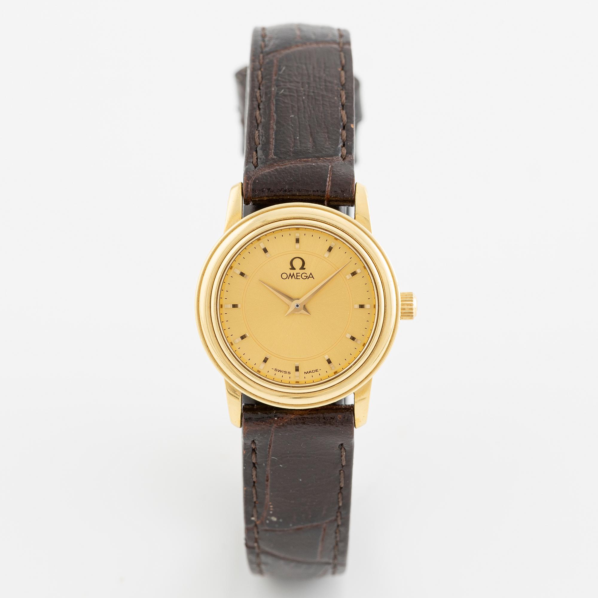 Omega, armbandsur, 22 mm.