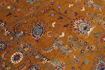 A rug, Ziegler design, approx. 245 x 182 cm.