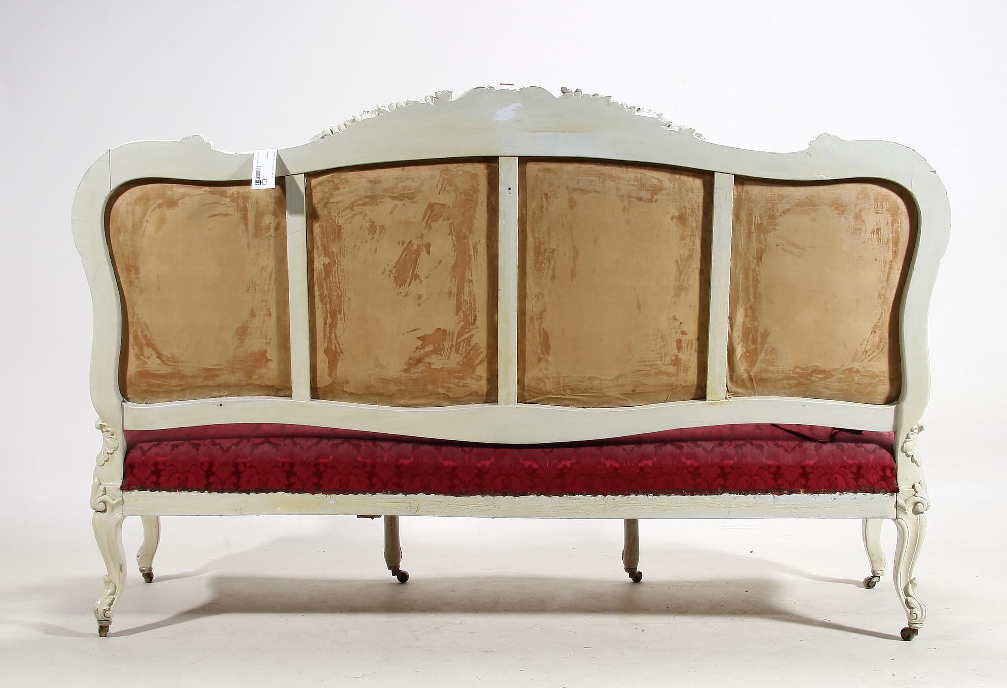 SOFFA, rokokostil, 1900-tal.