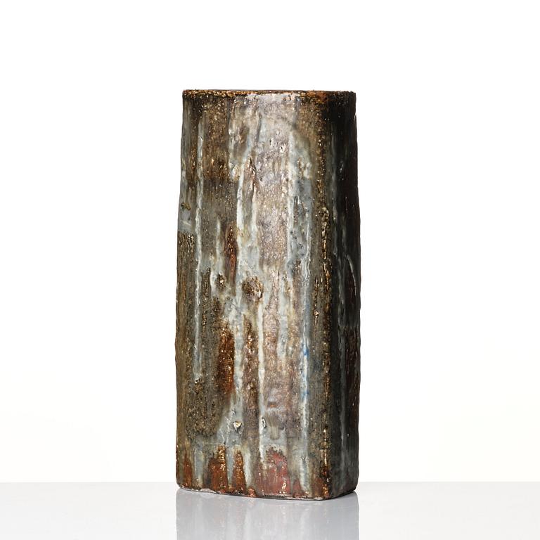 Carl-Harry Stålhane, a unique stoneware vase, Rörstrand, Sweden 1963.