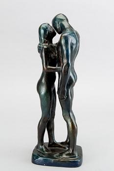 Gudmar Olovson, skulptur signerad patinerad konstmassa.