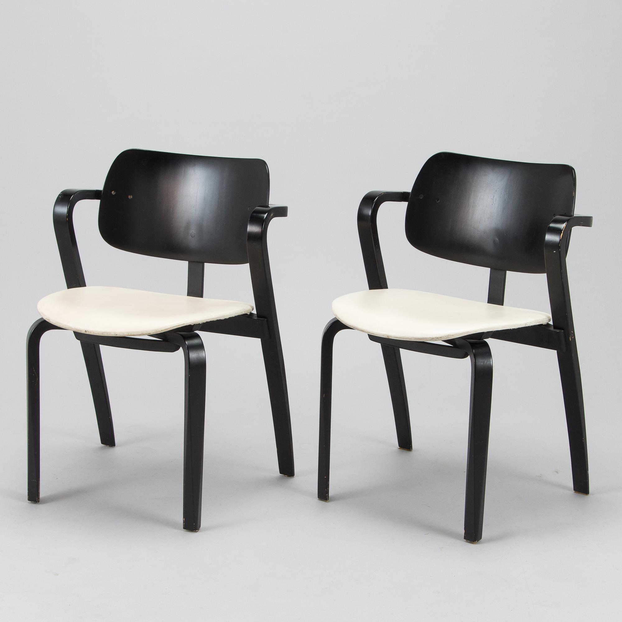 Ilmari Tapiovaara, a set of six 1960s 'Aslak' armchairs for Asko, Finland.