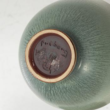 Berndt Friberg, two stoneware bowls, Gustavsberg Studio 1954 and 1957.