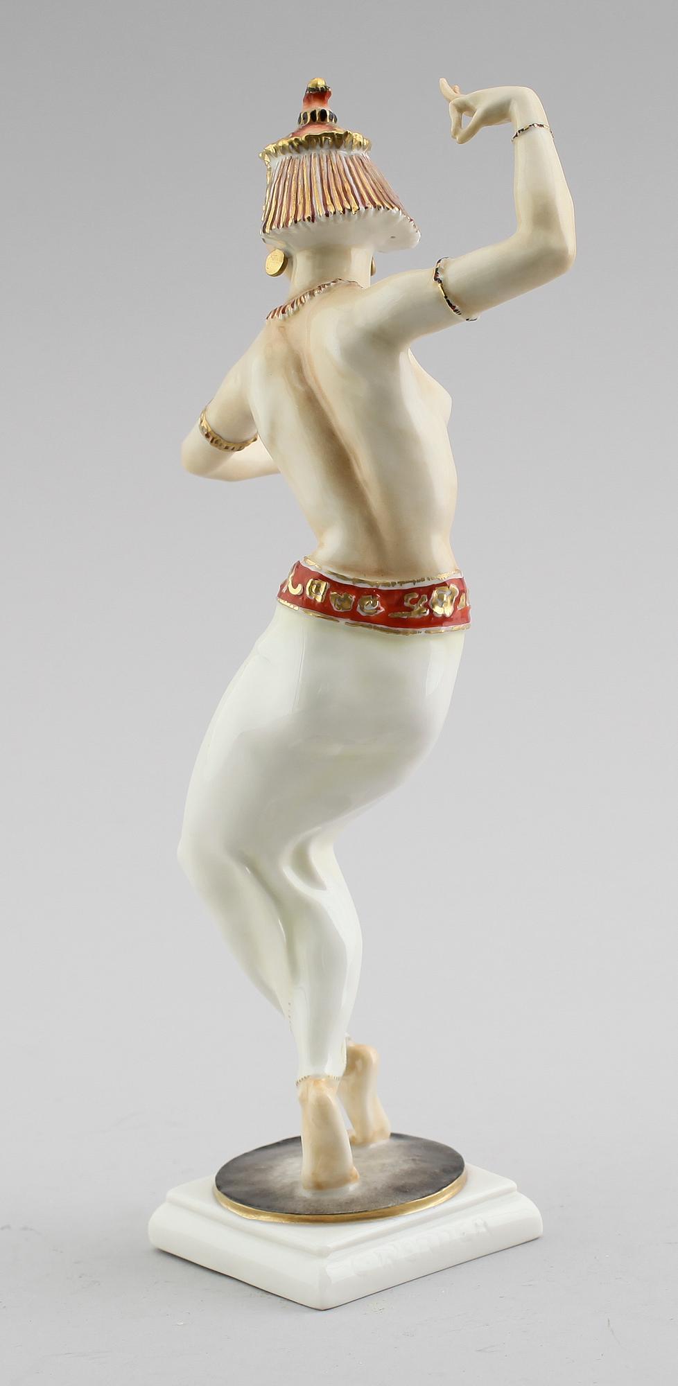 FIGUR, porslin, C Werner, Hutschenreuther, 1900-talets mitt.