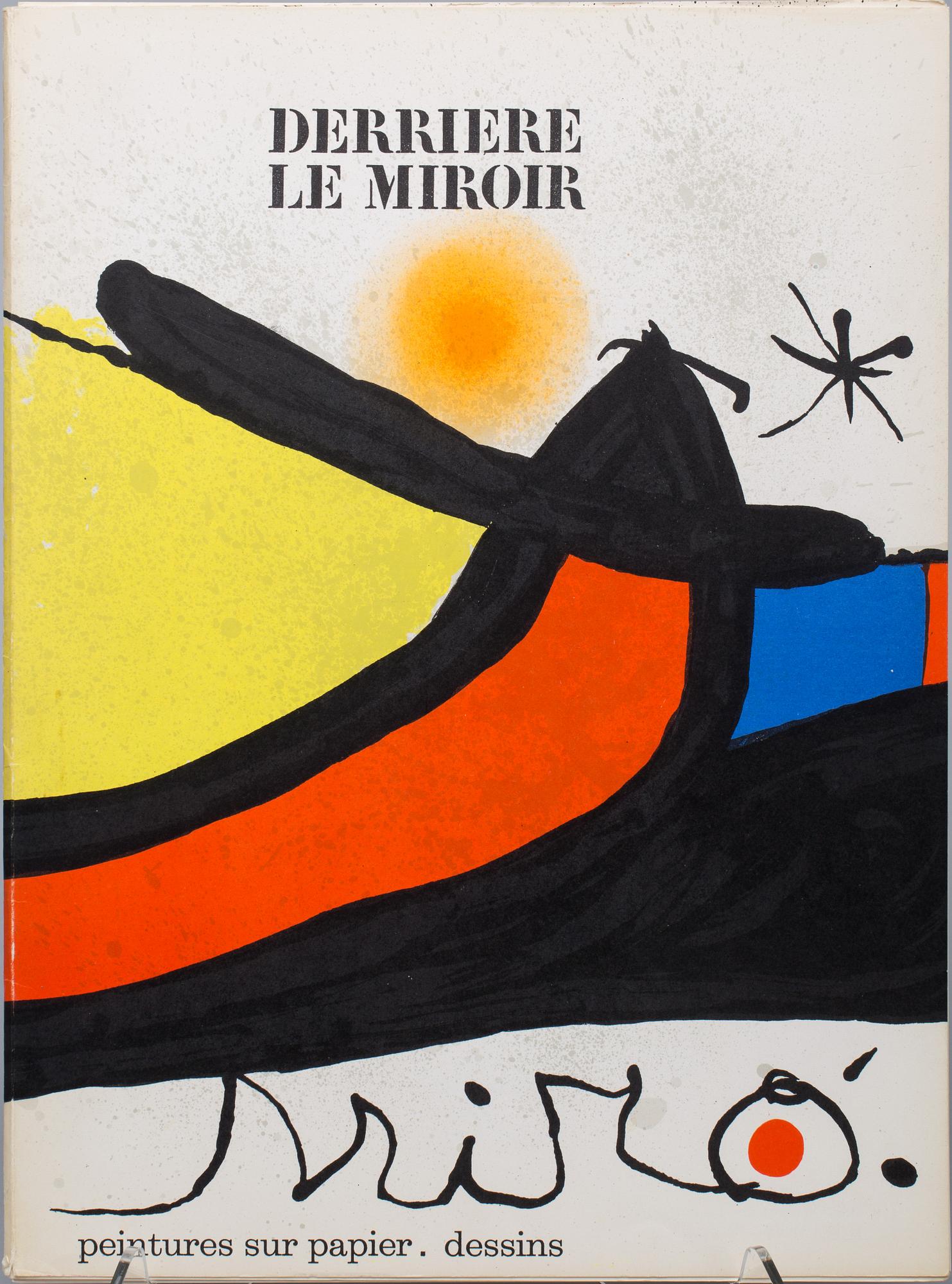 TIDSKRIFTER, 2 st, "Derriere le Miroir". Innehållande litografier.