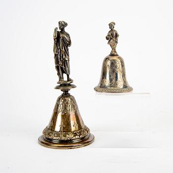 Two table bells from the first half of the 20th century.