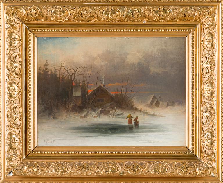 Anders Gustaf Koskull, Skating Child.
