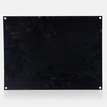 Bror Marklund, enamel on metal.