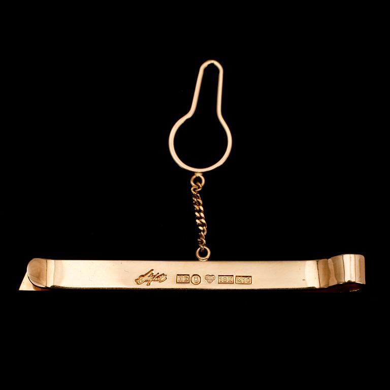 SLIPSNÅL, 18 k guld, Stigbert, 1986. Vikt ca 6 g.