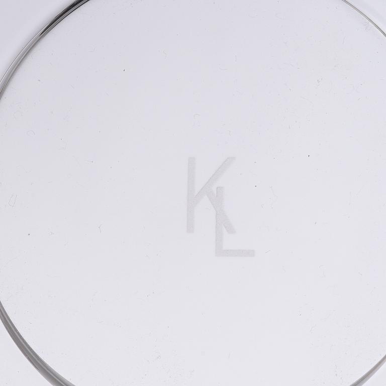 Karl Lagerfeld, 2+2 wine glasses, "Orrefors" for Orrefors.