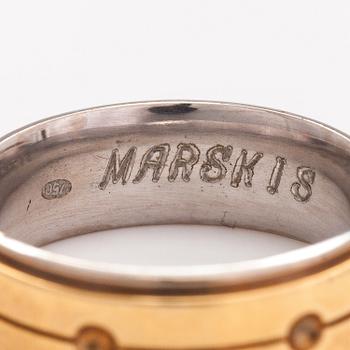 An 18K gold ring. Marski's.