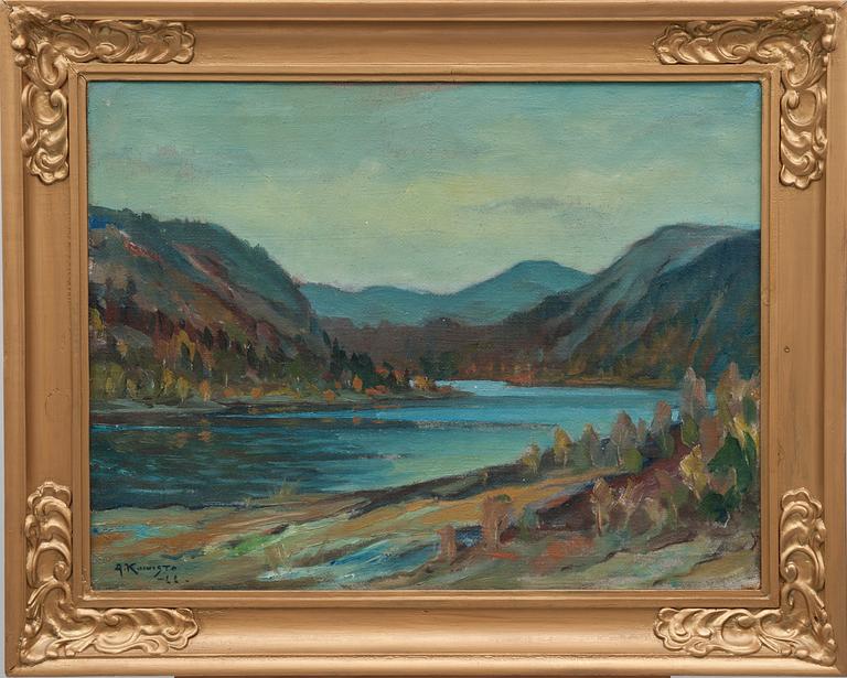 AUKUSTI KOIVISTO, olja på duk, signerad och otydlig datering.