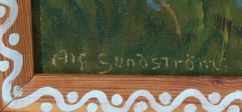 ALF SUNDSTRÖM, olja på duk, sign.