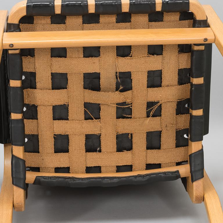 ALVAR AALTO, four late-20th-century '45' armchairs for Artek.