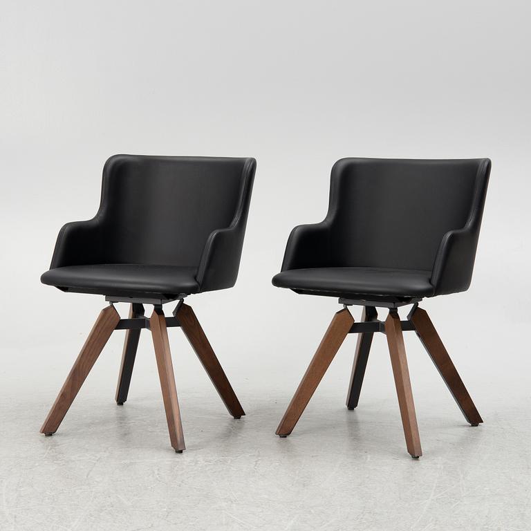 Studio Kronos, six "Mulan" chairs, Cattelan, Italia.