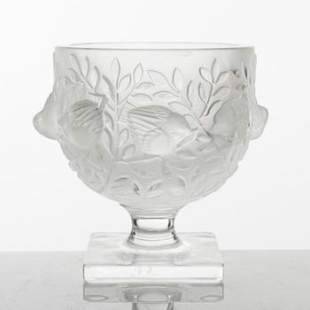 Marc Lalique, skål på fot, "Elisabeth", Lalique, Frankrike.