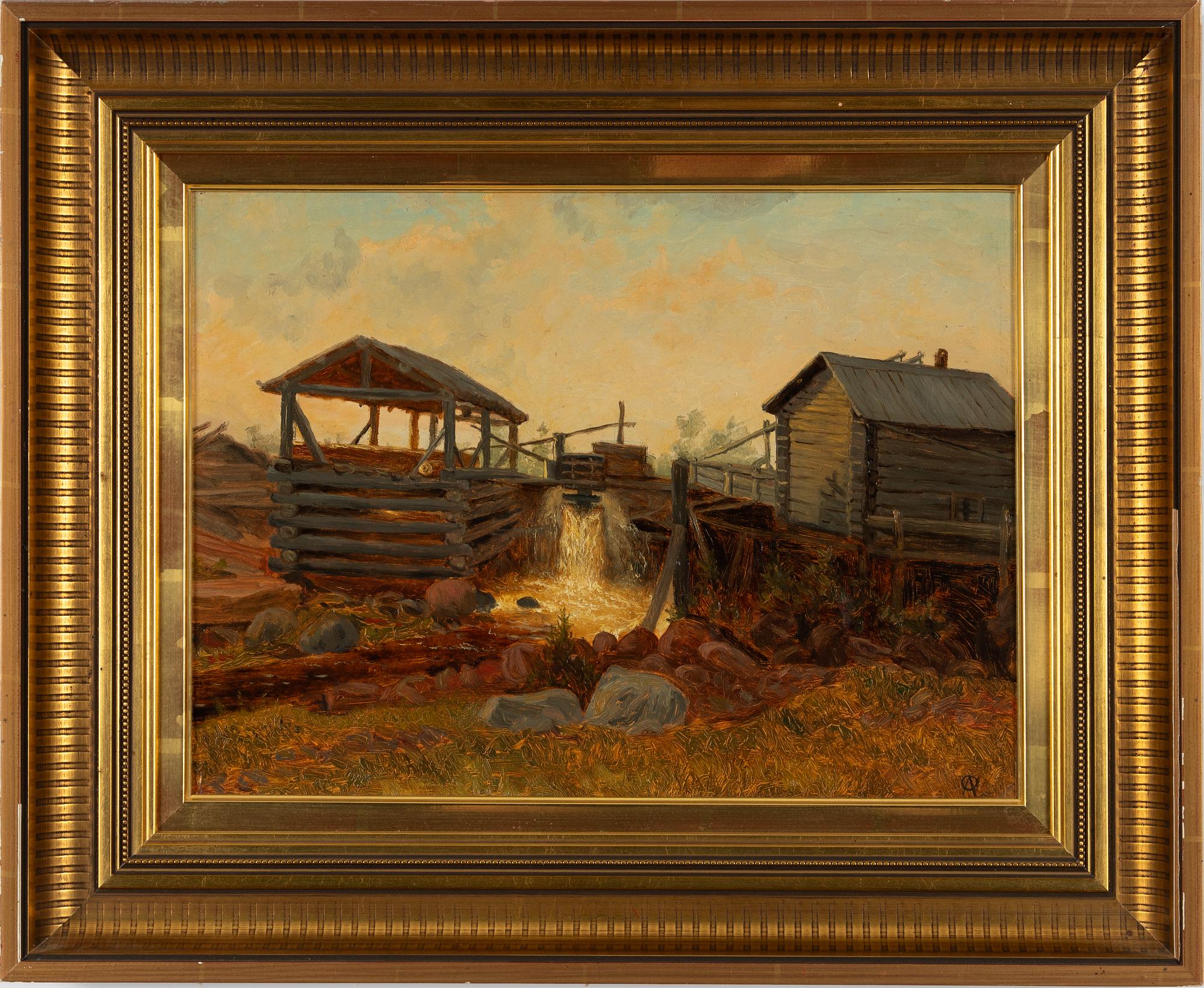 Olof Arborelius, "Sågverket vid forsen".