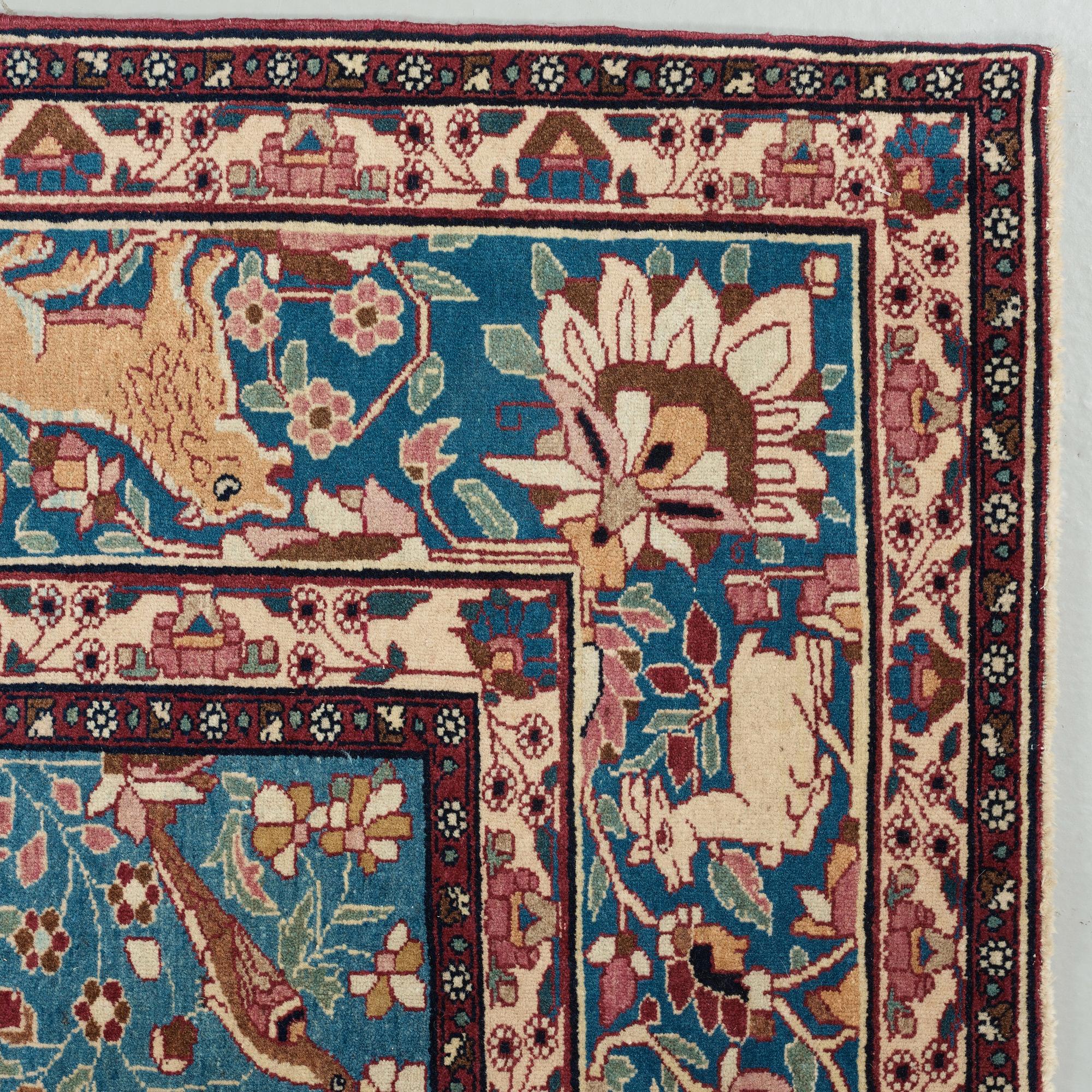 RUG. Semi-antique Teheran. 211,5 x 142,5 cm.