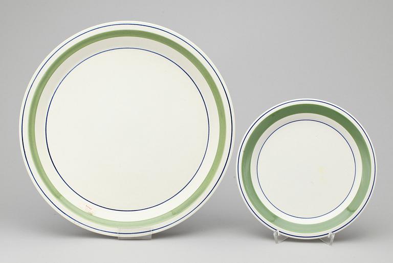 SERVISDELAR, porslin, "Krokus", Arabia.