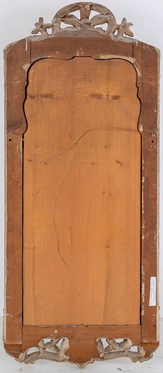 An 18th century rococo mirror.