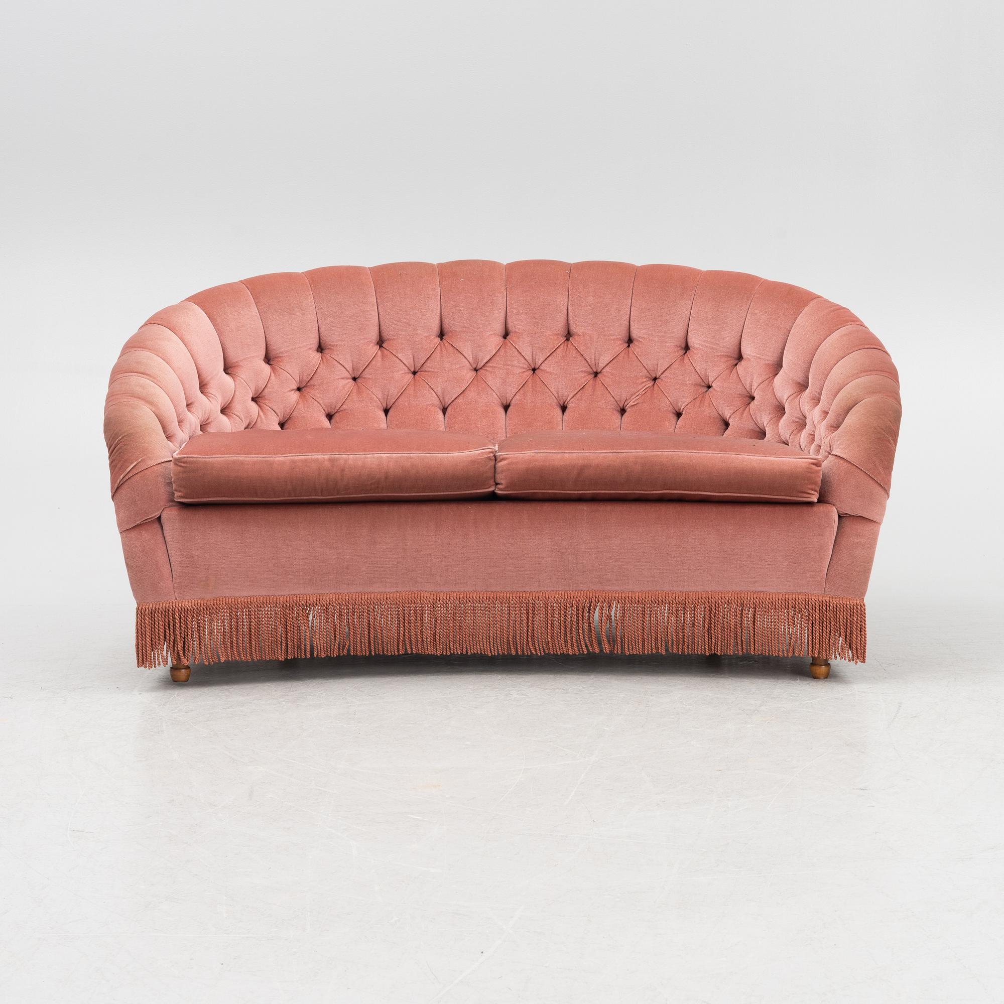 Carl Cederholm. soffa, Firma Stil & Form, Stockholm, 1940/50-tal.