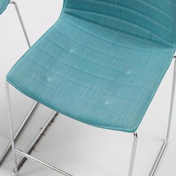 Six 'Catifa' barstools, Arper, 21st century.