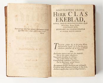 CARL VON LINNÉ (1707-1778), Carl Linnaei..Skånska resa på höga öfverhetens befallning förrättad år 1749..., Stockholm 1751.