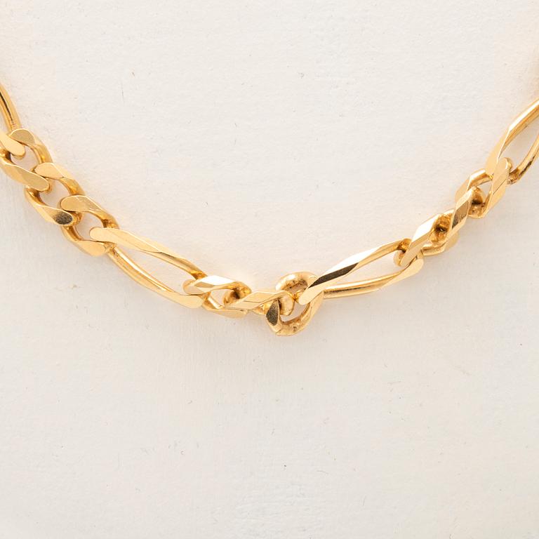 Halsband 18K guld Arezzo Italien.