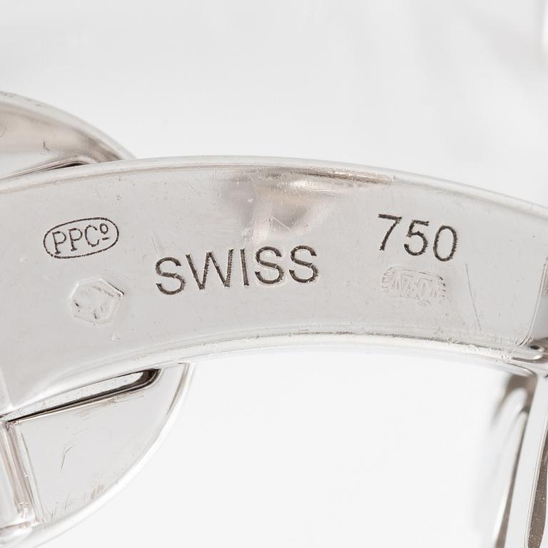 Patek Philippe, Manschettknappar, Calatrava Cross, 18K vitguld.