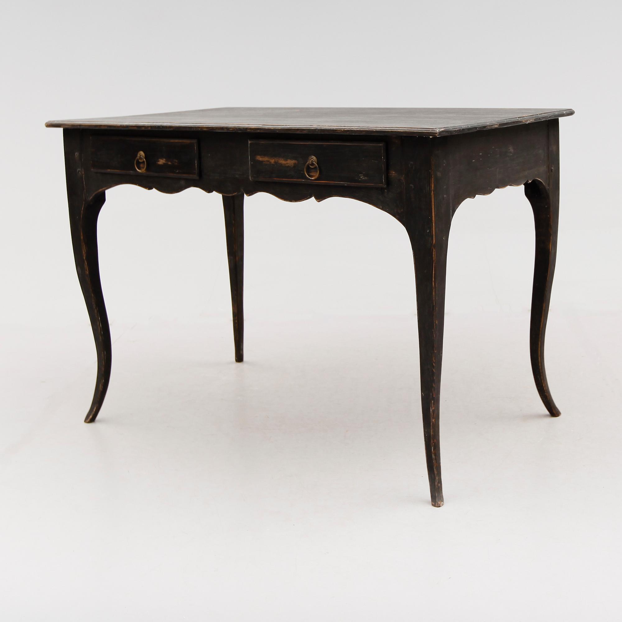 SKRIVBORD, rokokostil, omkring år 1900.